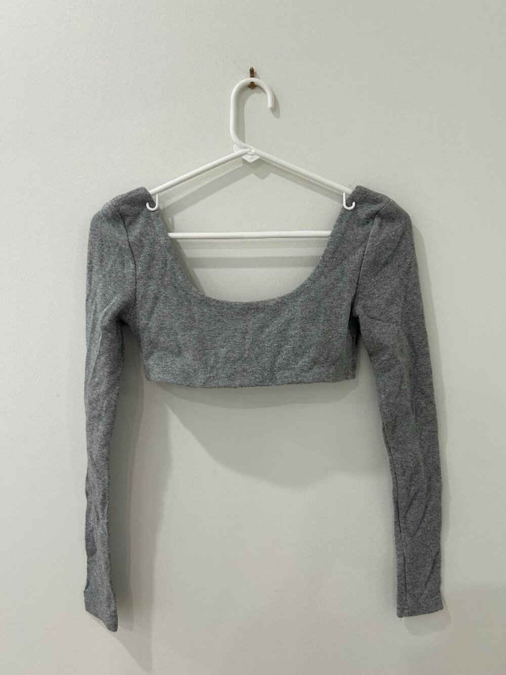 My Mum Made It Women's Grey Crop-top